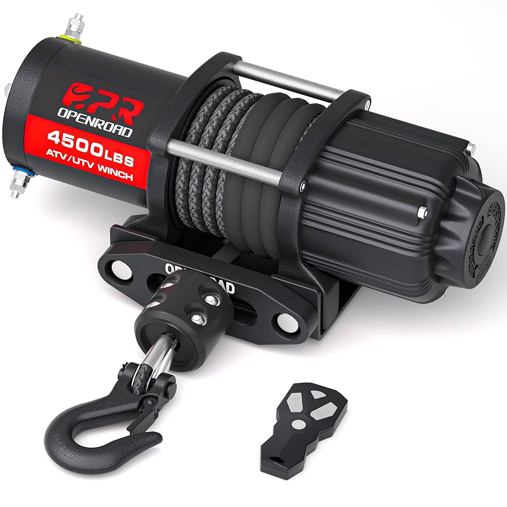 Amazon.co.jp: OpenRoad 4500ポンド ウインチ電動ウインチキット